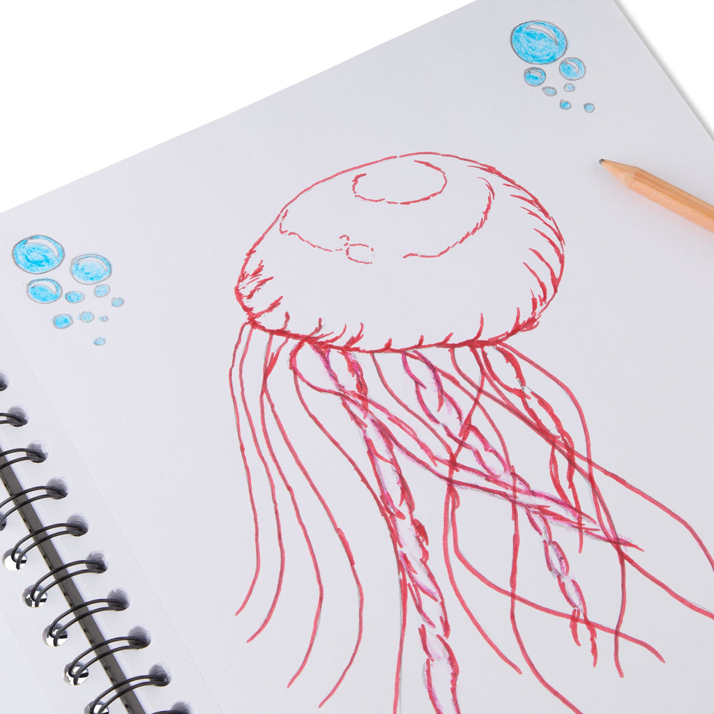 Pen+Gear Create a Cover Sketch Diary, Blue, Insertable Cover, 70 Sheets, 8.5" x 11" - Image 2