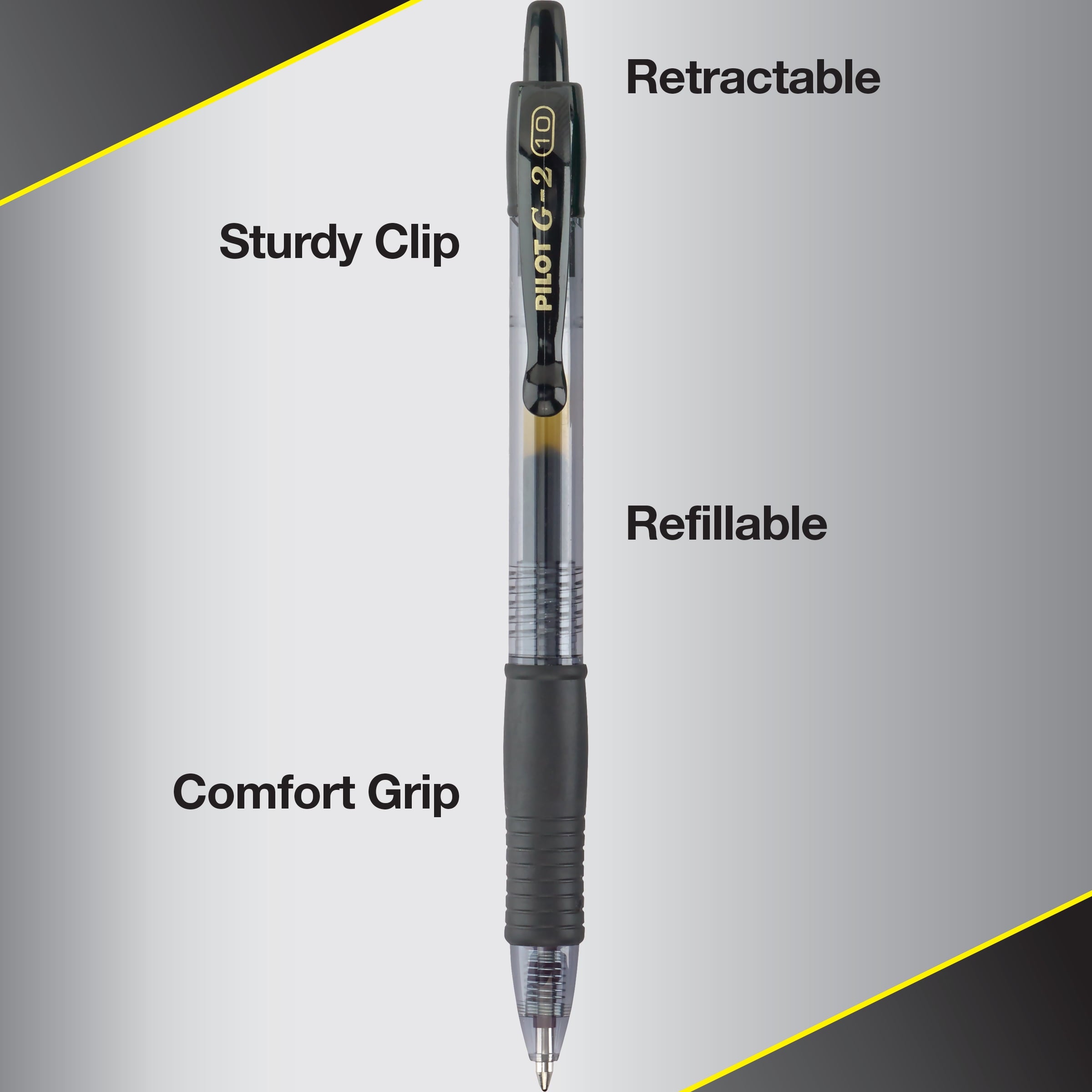 (3 pack) G2 Retractable Gel Ink Pens, Bold Point, 1.0mm, Assorted Colors, 5 Pack - Image 5