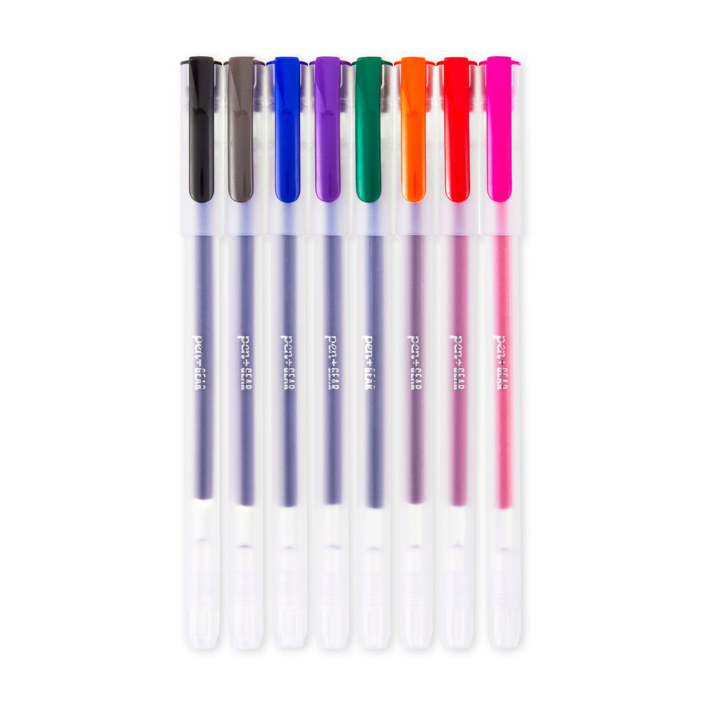Gel Stick Pens, Medium Point,0.7mm, Assorted Ink,8Count - Image 2