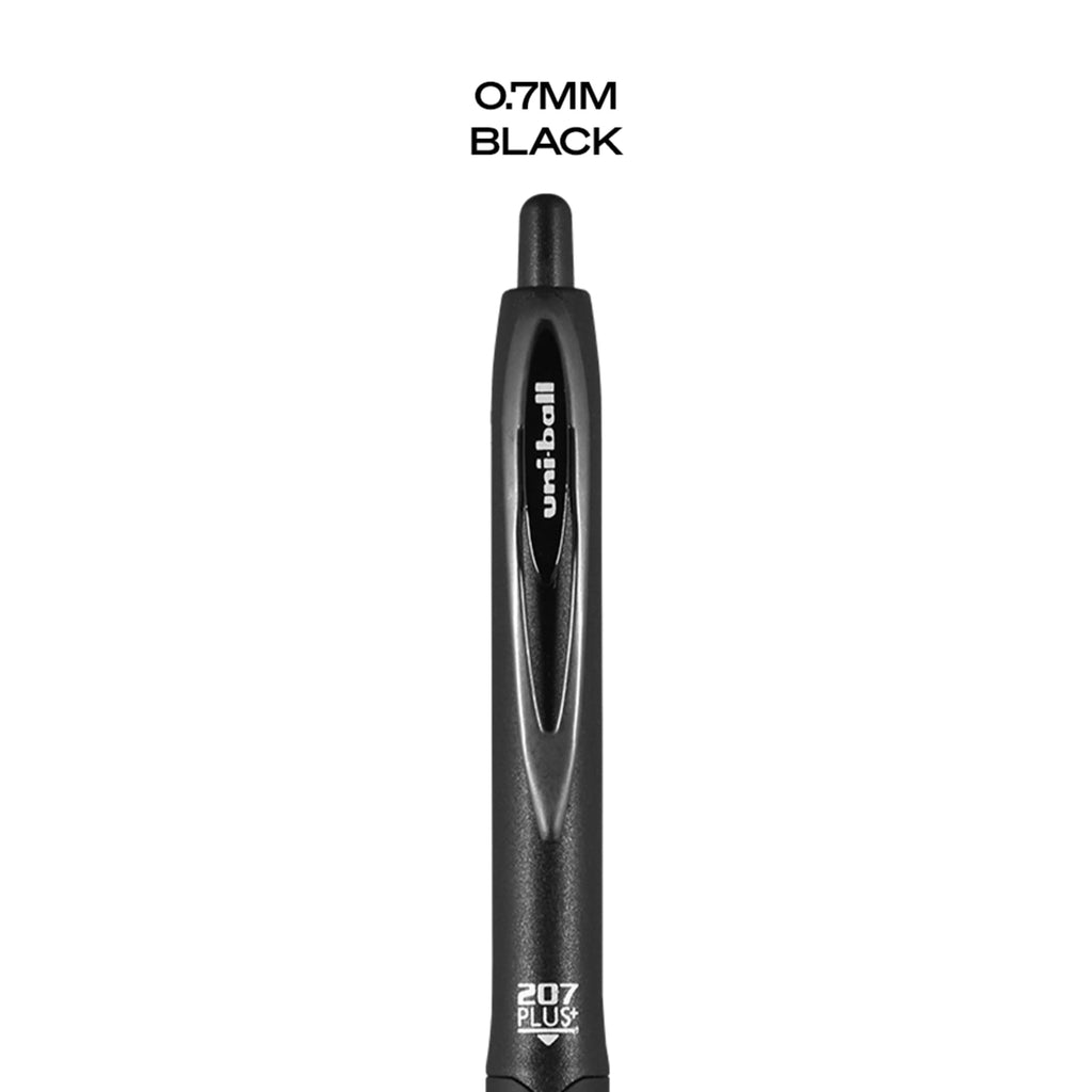 207 Plus+ Retractable Gel Pens, Medium Point (0.7mm), Black, 8 Pack - Image 5