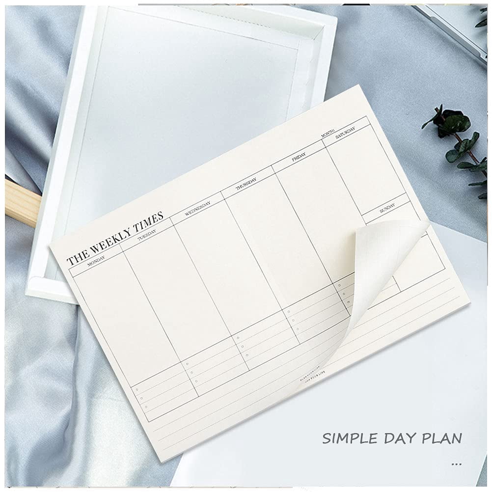 65 Pad, Undated 6.9x9.6'' Planner Notepad, Tear Off To-Do List Notepad, Organizer for Students, Office Supplie for Wo... - Image 3