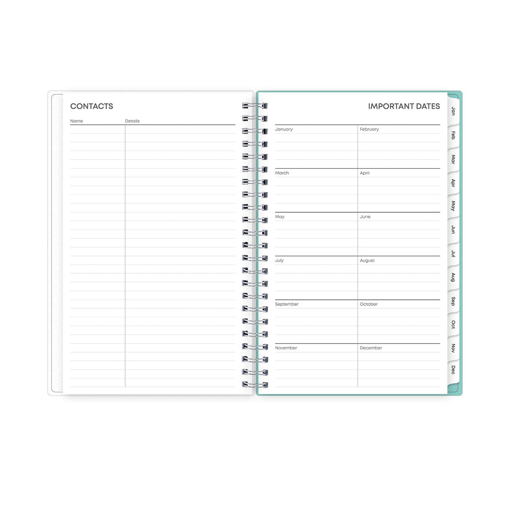 2026 Weekly and Monthly Planner Calendar, January 2026 - December 2026, 5" x 8", Flexible Frosted Cover, Laminated Ta... - Image 6
