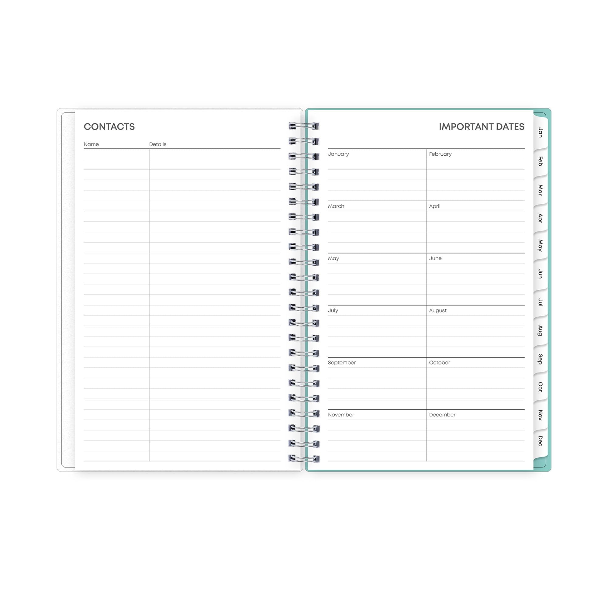 2026 Weekly and Monthly Planner Calendar, January 2026 - December 2026, 5" x 8", Flexible Frosted Cover, Laminated Ta... - Image 6