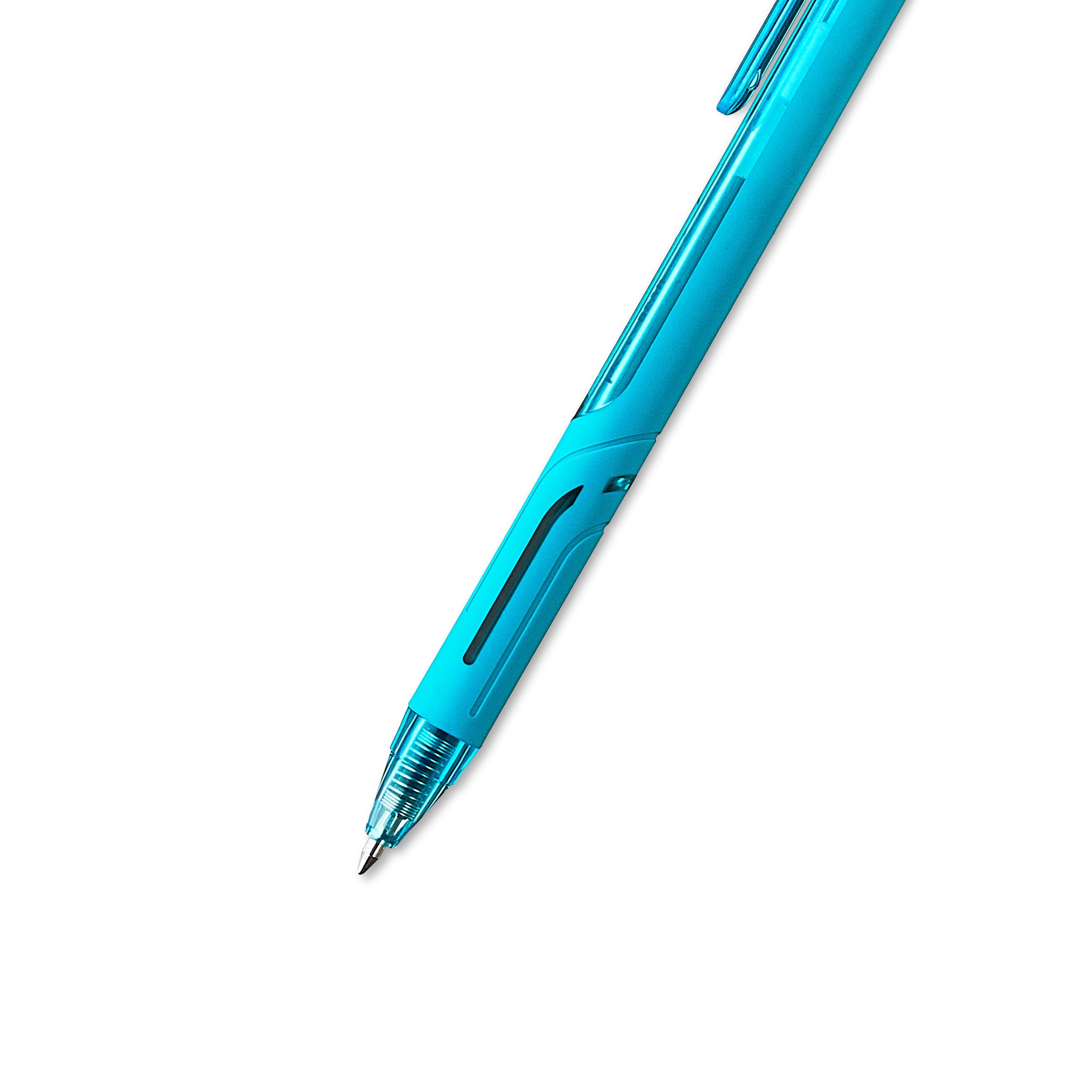 Medium Point 0.7mm Retractable Gel Pens, Assorted Ink, 12 Count - Image 4