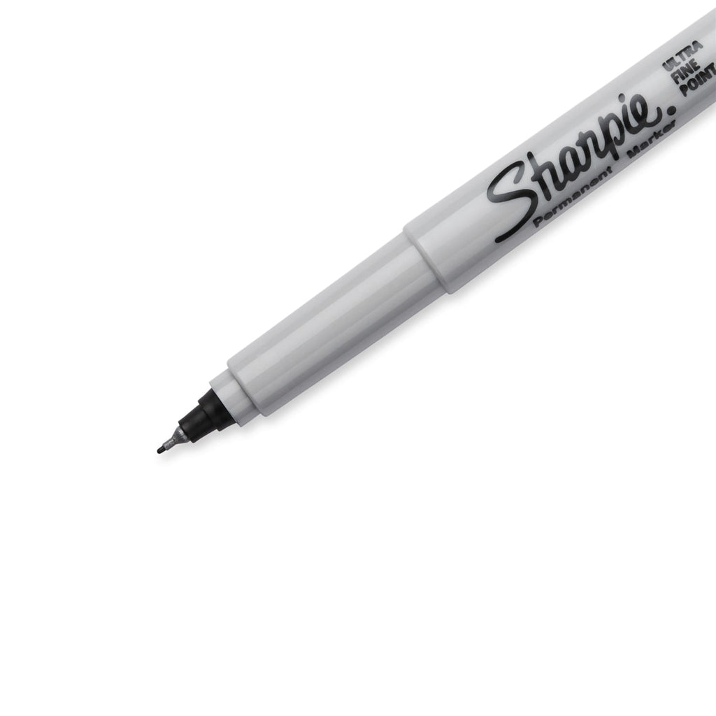 Permanent Markers, Ultra Fine Point, Black, 5 Count - Image 3