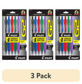 (3 pack) G2 Retractable Gel Ink Pens, Bold Point, 1.0mm, Assorted Colors, 5 Pack