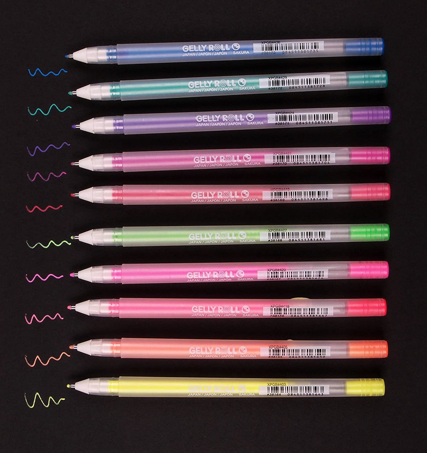 Sakura Gelly Roll Moonlight Pen Set, Fine, 10-Colors - Image 3