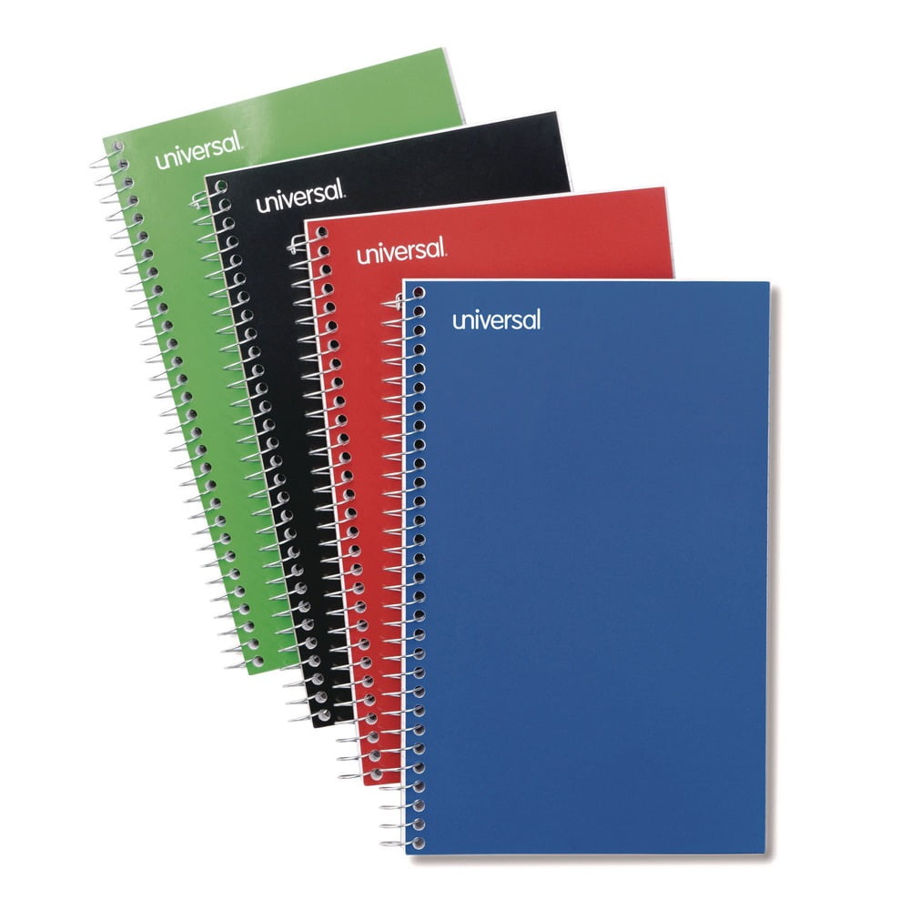 9.5 in. x 6 in., 3 Subjects, Medium/College Rule, Wirebound Notebook - Assorted Color Covers (120 Sheets/Notebook, 4/... - Image 2