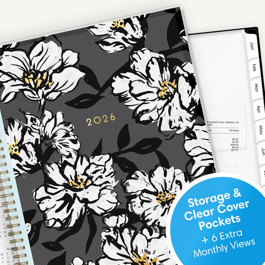 Blue Sky 2026 Weekly and Monthly Planner Calendar, January 2026 - December 2026, 8.5" x 11", Clear Pocket Cover, Laminated Tabs, Durable Twi - Image 5