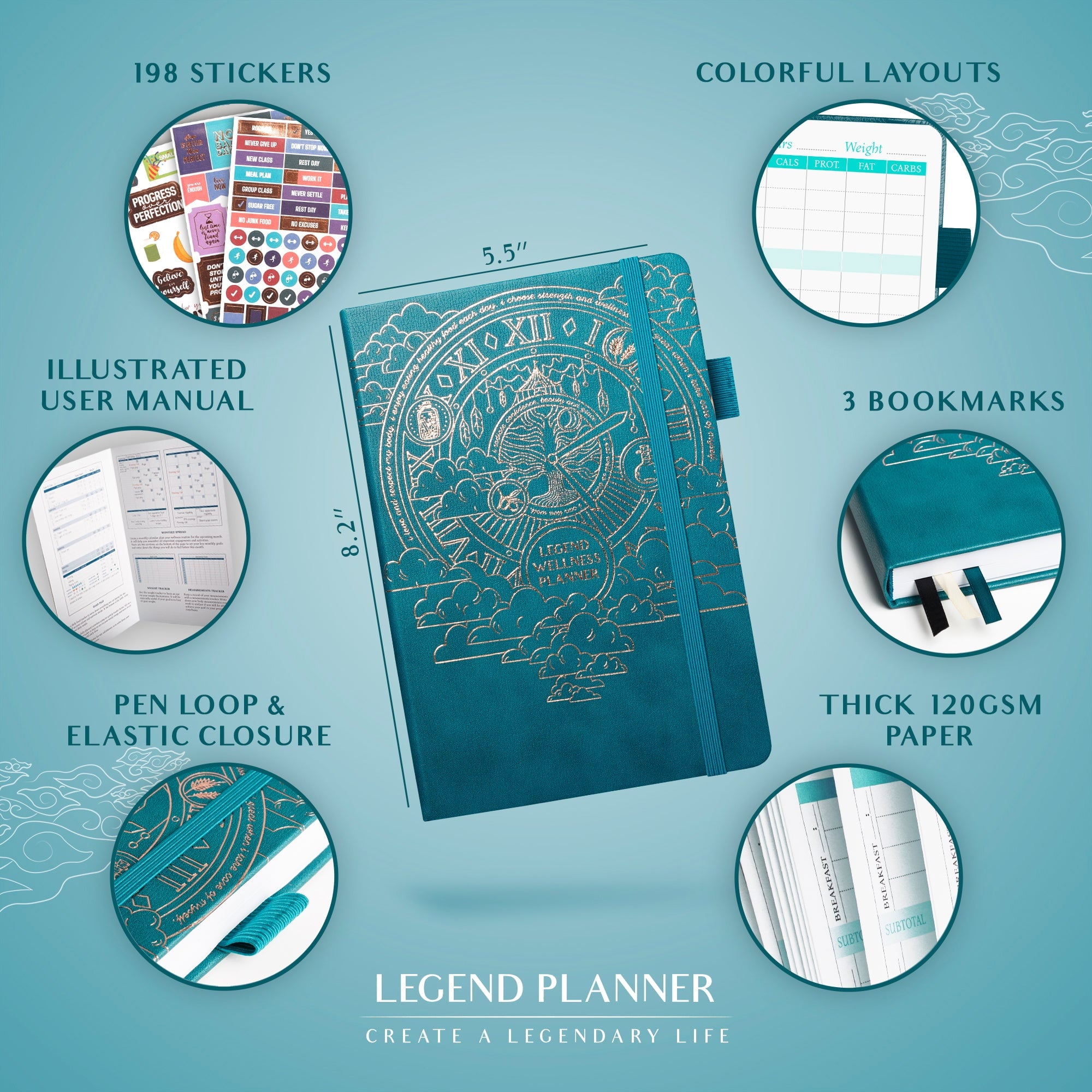 Legend Wellness Planner & Food Journal - Image 4