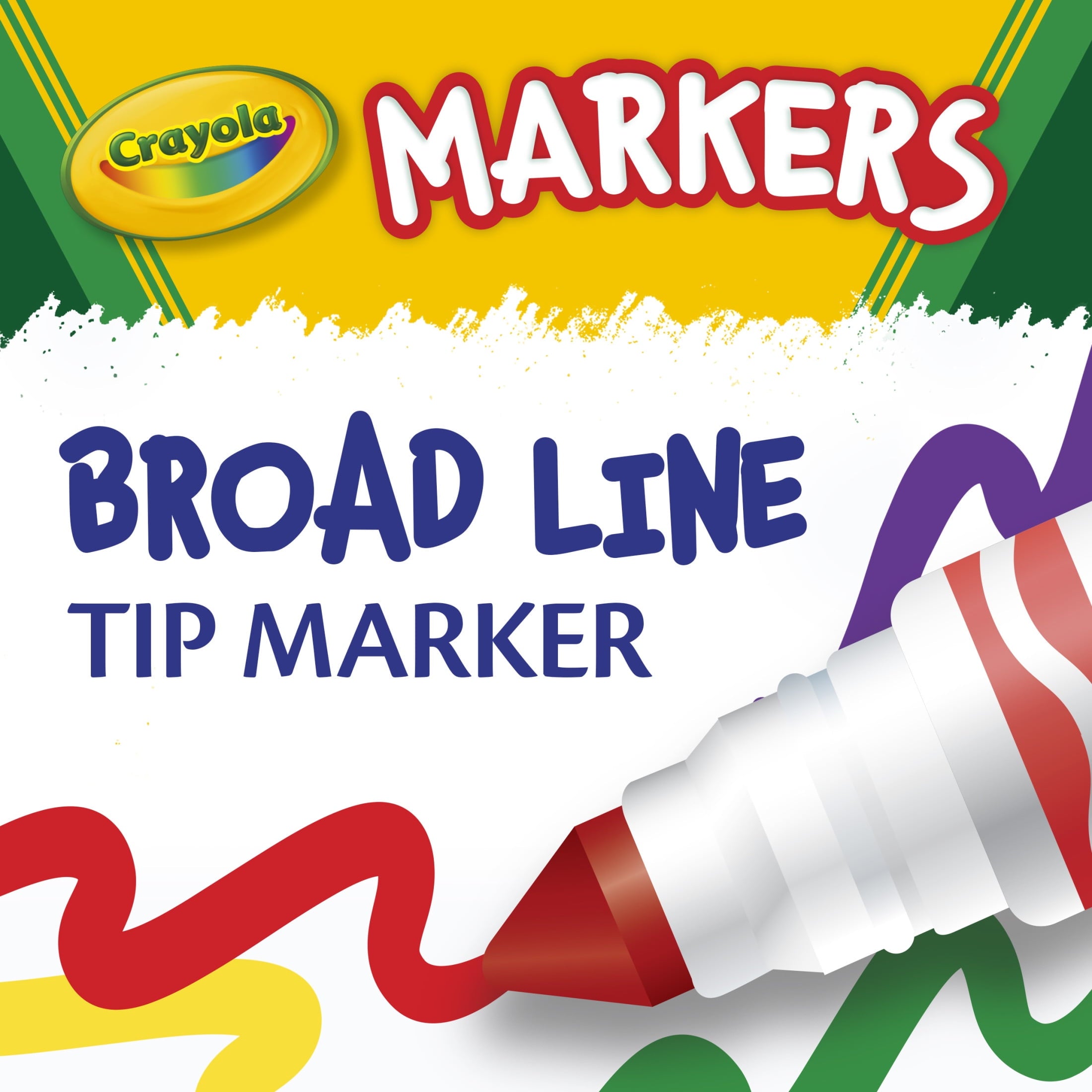 Crayola Broad Line Markers, 10 Ct, Back to School Supplies for Kids, Teacher Supplies, Beginner Child - Image 6