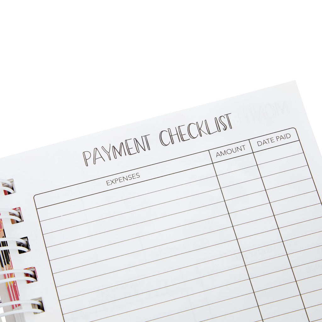 Planner, Bill Organizer with 24 Pockets, Debt Payoff Tracker, Payment Checklist (5 x 7 In) - Image 6
