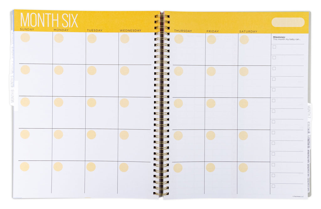 Parent Planner Large Monthly Weekly (9" x 11") Animals 12 Month Undated - Image 4
