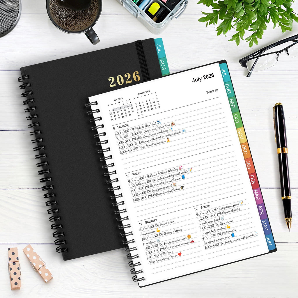 Planner 2026 2027, Small Planner 2026-2027 Weekly and Monthly, Jul.26 - Jun.27 Academic Planner 5.8 x 8.3in with Inne... - Image 4