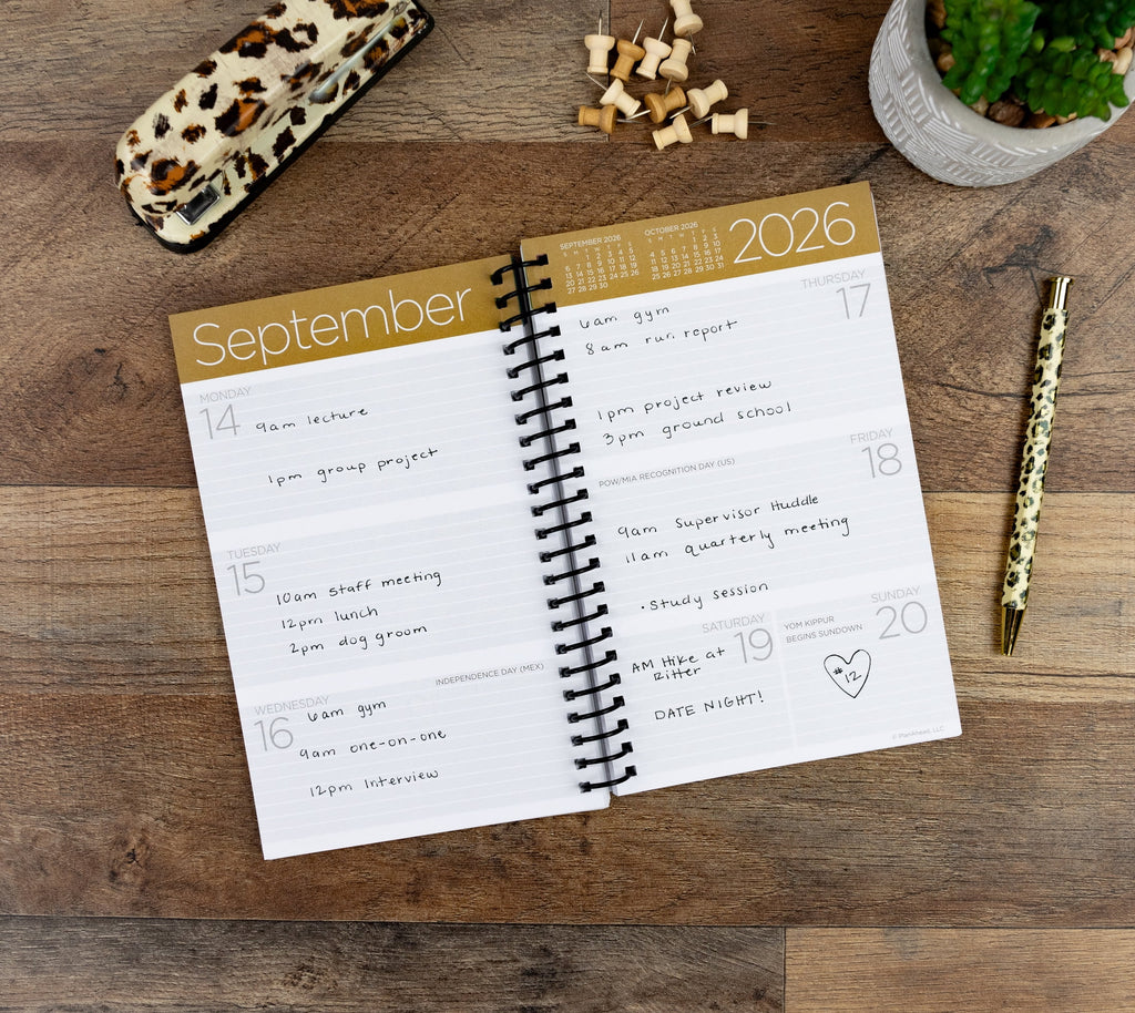 M/W Planner, Medium (5.25" x 8"), White, 15-Month: Apr 2026 - Jun 2027 - Image 5