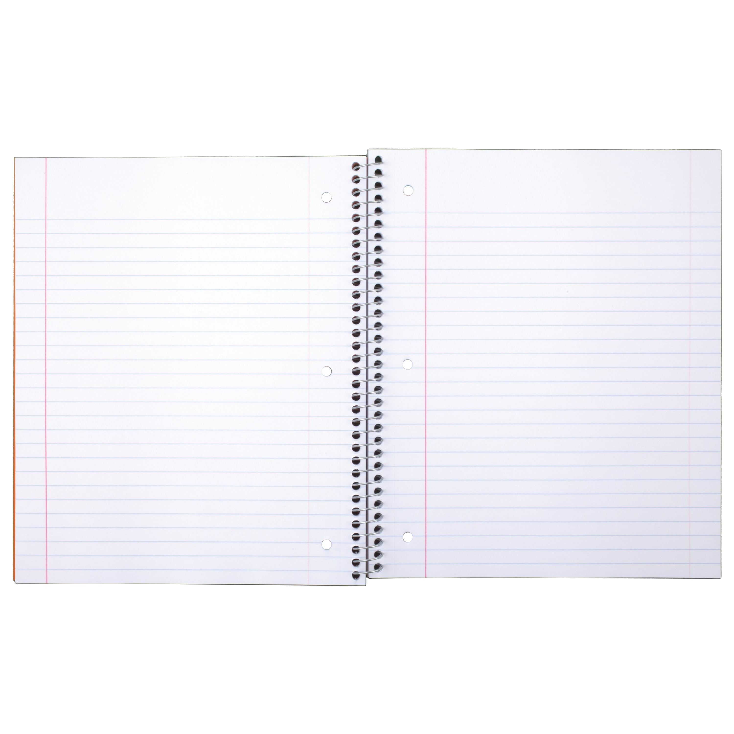 Wirebound Notebook, 1 Subject, Wide Ruled, 10 1/2" x 8", Assorted Colors (05057), 1 Count - Image 6