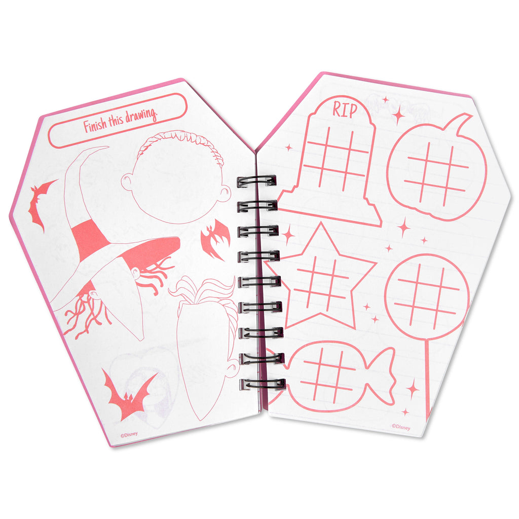 Nightmare Before Christmas Jack & Sally Spiral Activity Notebook - Image 3