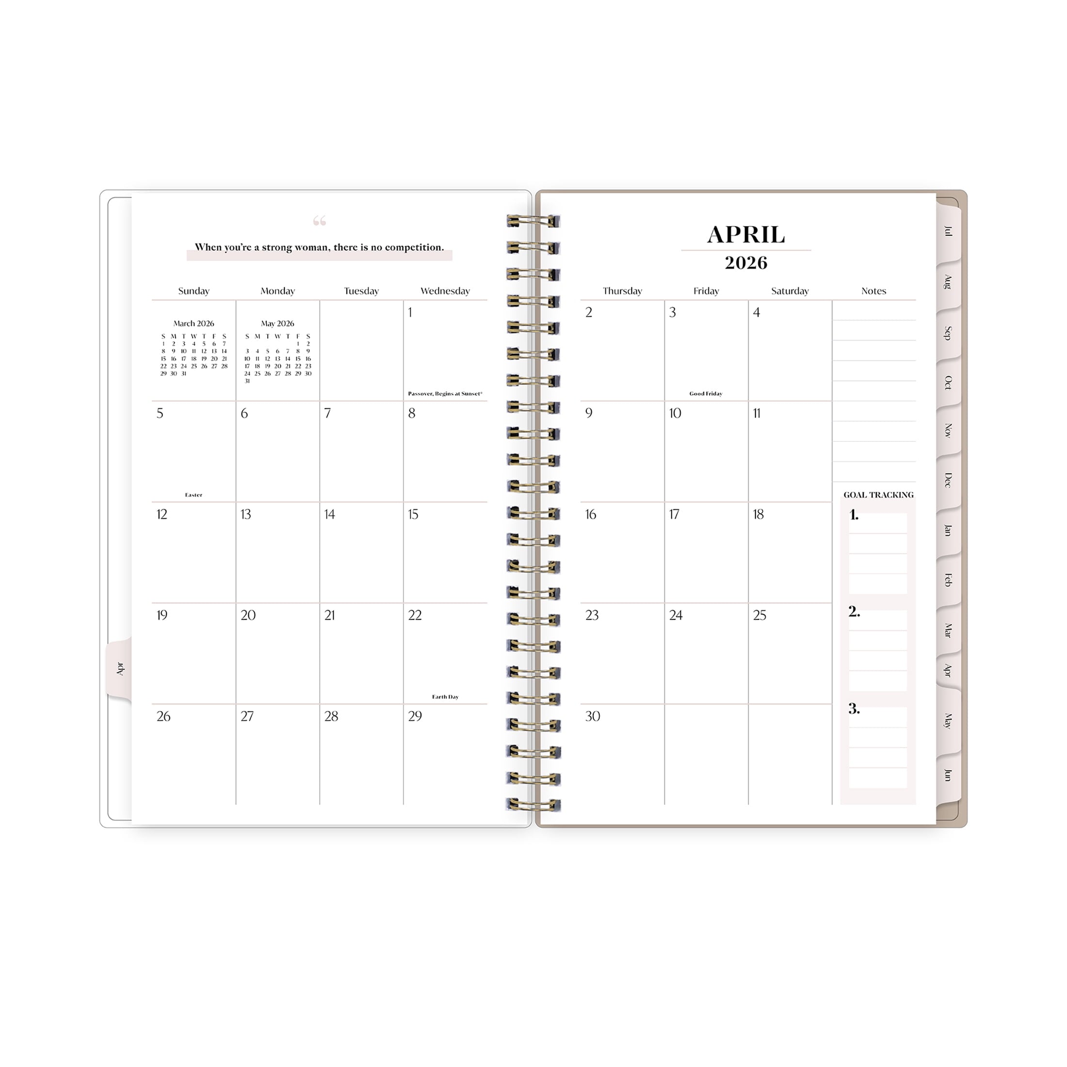 Bossbabe for Blue Sky Monthly Weekly Planner, 5" x 8", Wanisa 15-Month (April 2026 - June 2027) - Image 5