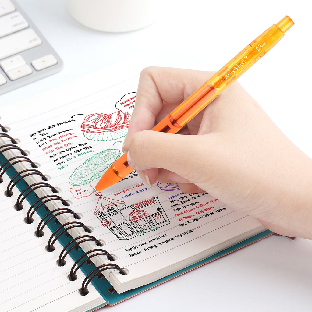 14 Color Retractable Gel Pen Set - Image 2