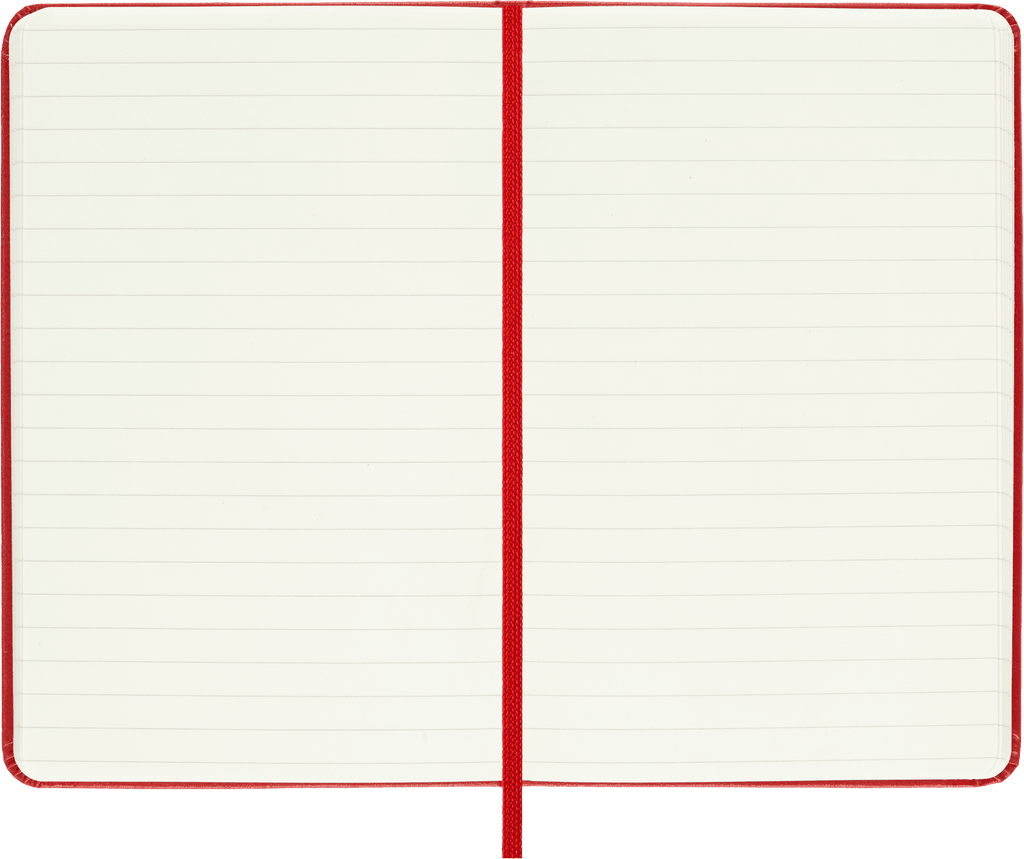 Moleskine Classic Notebook, Hard Cover, Pocket (3.5" x 5.5"), Ruled, Scarlet Red, 192 Pages - Image 4