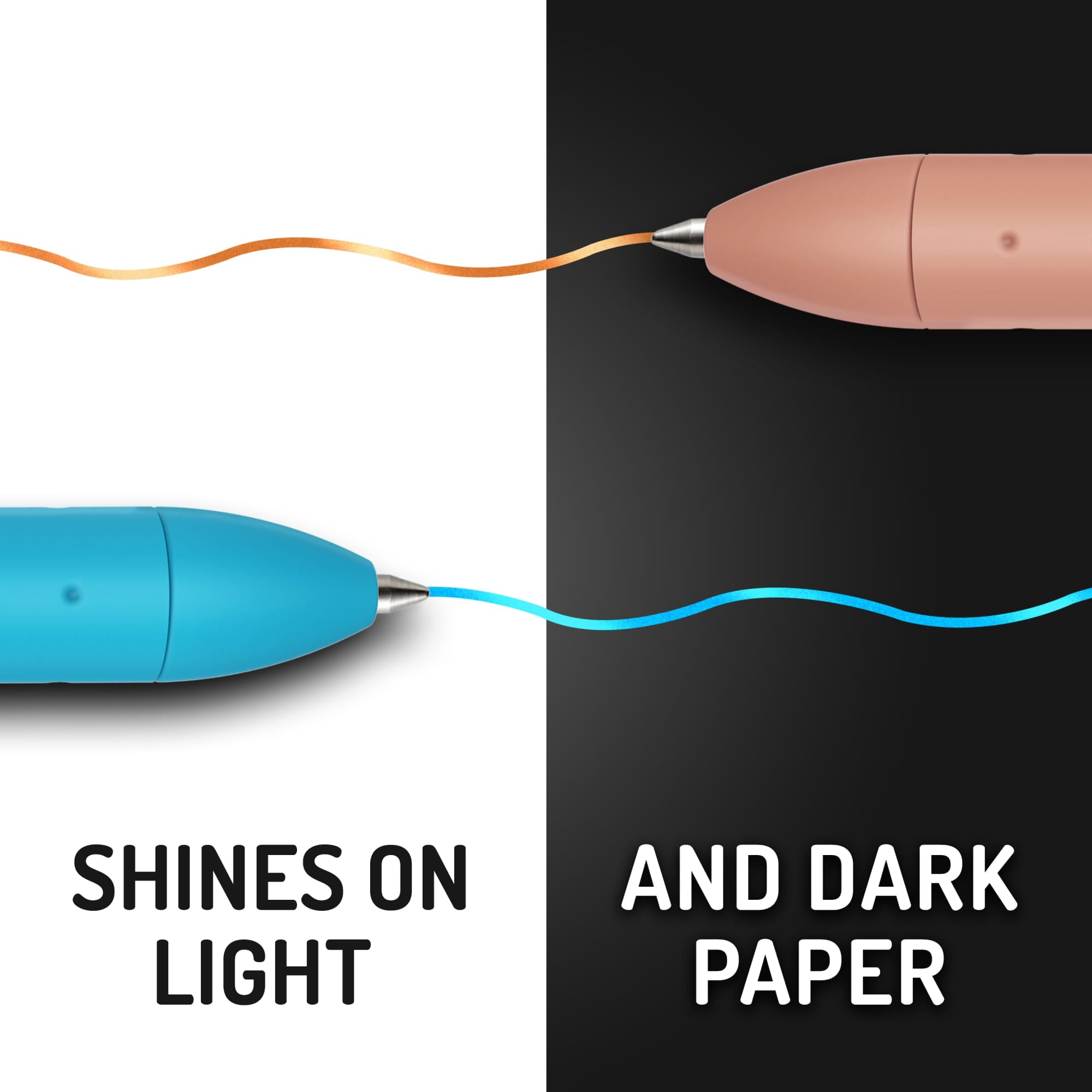 InkJoy Gel Pens, Metallic Pens, Retractable, Medium Point (0.8mm) Assorted Colors, 3 Count - Image 3