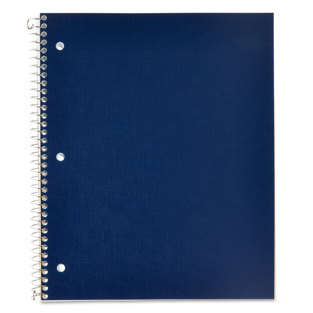 (2 pack) College Ruled 1-Subject Poly Notebook, Blue Sapphire, 9" x 11", 100 Sheets - Image 4