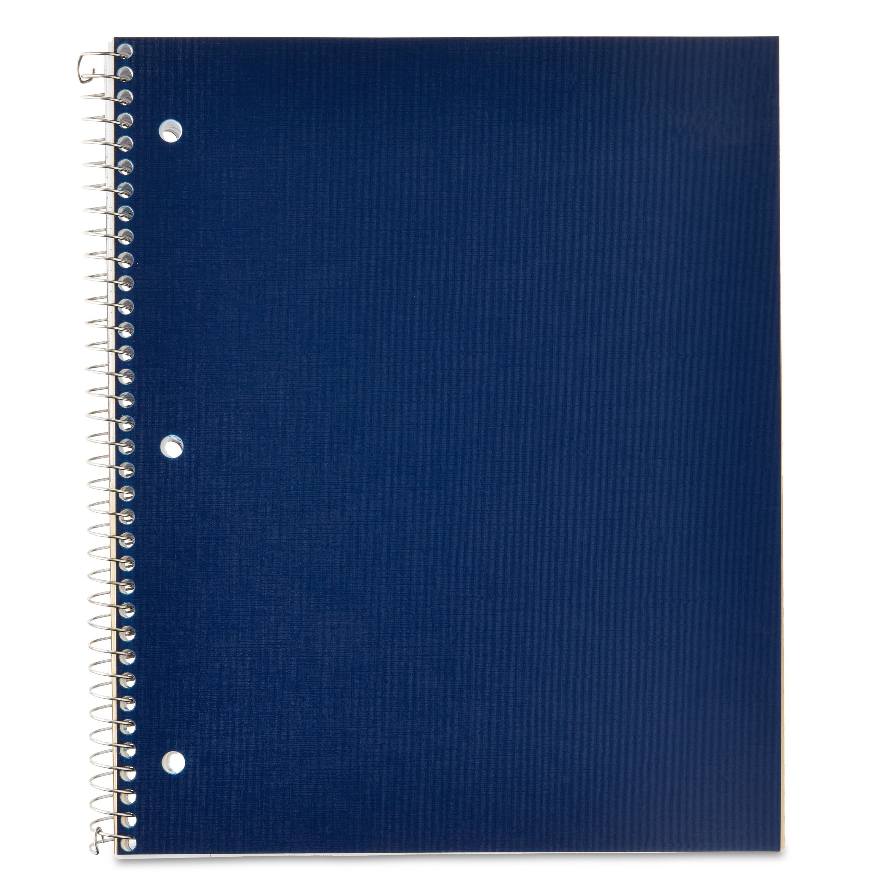 (2 pack) College Ruled 1-Subject Poly Notebook, Blue Sapphire, 9" x 11", 100 Sheets - Image 4