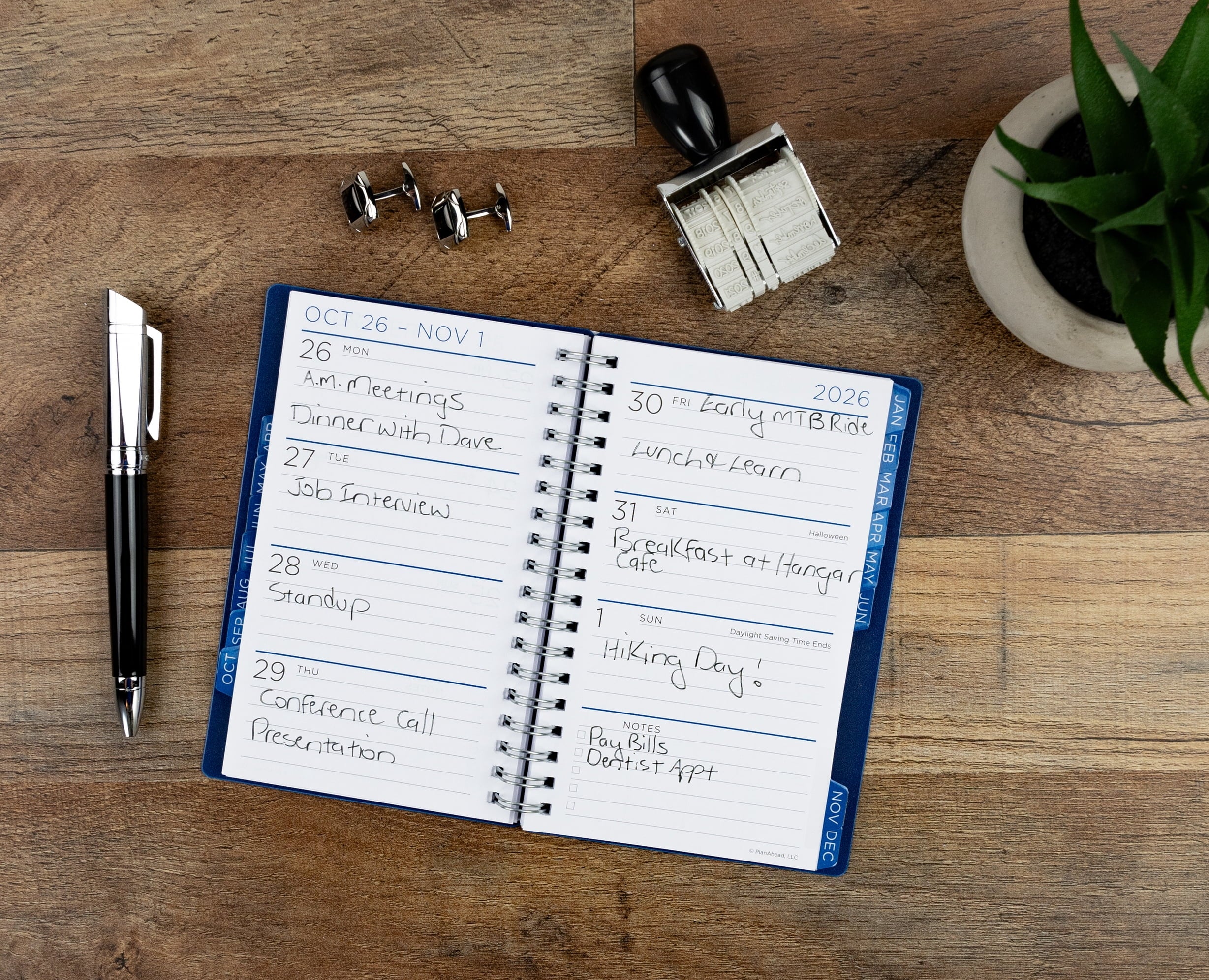 M/W Planner, Small (4.25" x 6.5"), Blue, 15-Month: Apr 2026 - Jun 2027 - Image 6