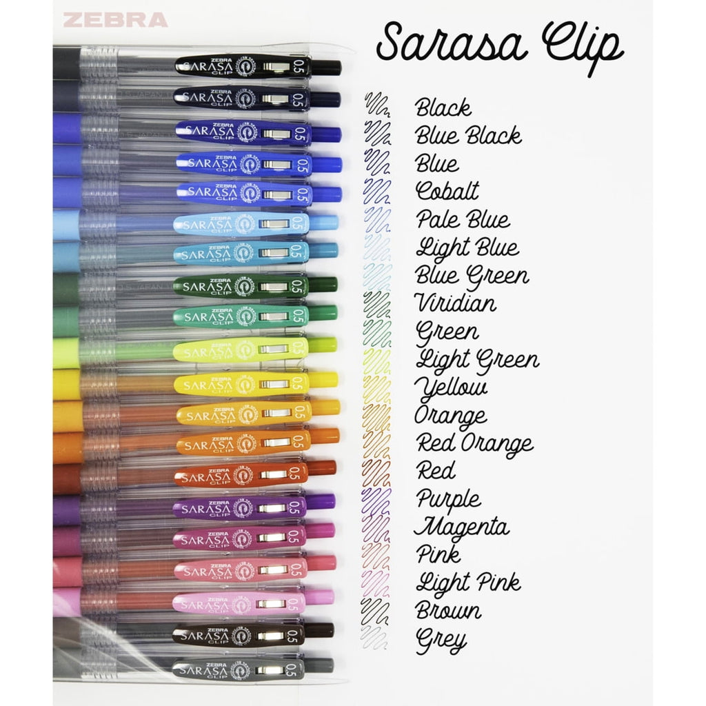 Clip Retractable Gel Ink Pens, Fine Point 0.5mm, Assorted colors, 20-Pack - Image 3