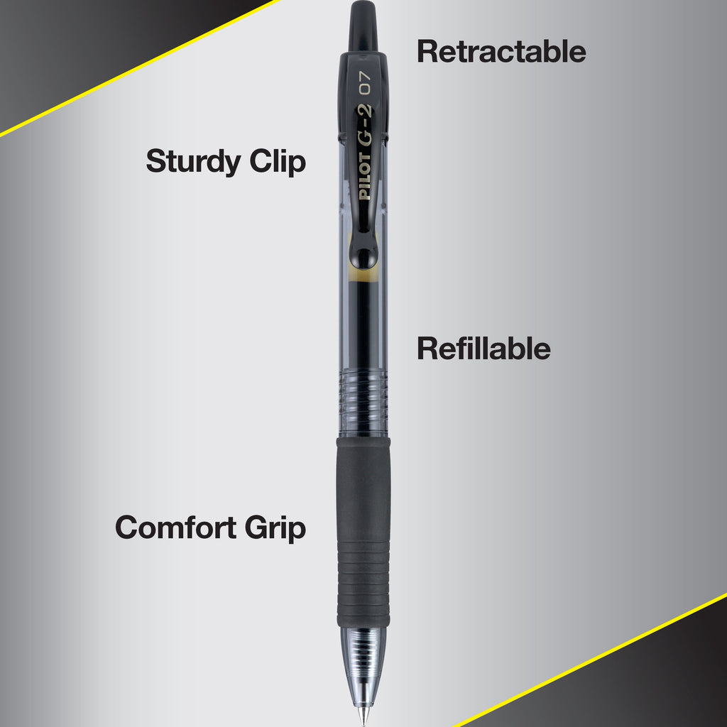G2 Retractable Gel Ink Pens, Fine Point, Assorted Ink, 10 Count - Image 6