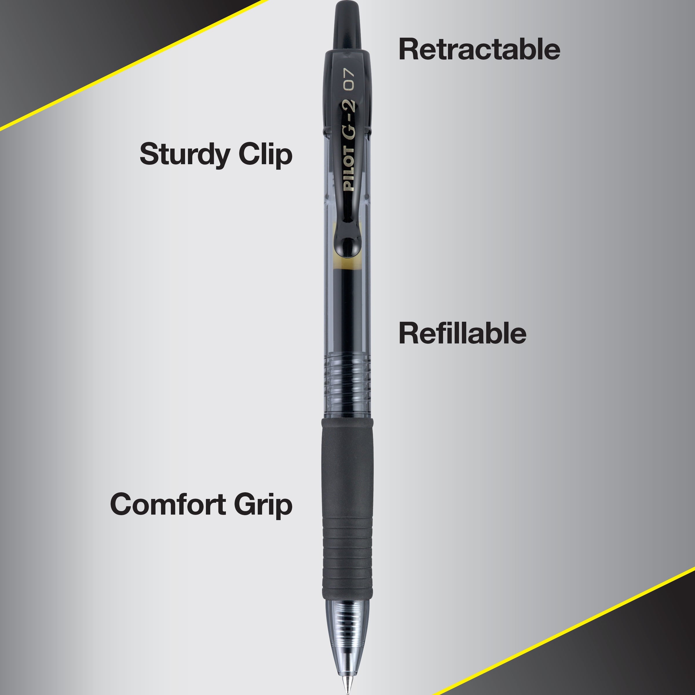 G2 Retractable Gel Ink Pens, Fine Point, Assorted Ink, 10 Count - Image 6
