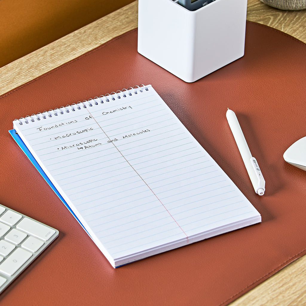 Poly Notebook, Blue, 6" x 9", 80 Sheets, 160 Pages - Image 3