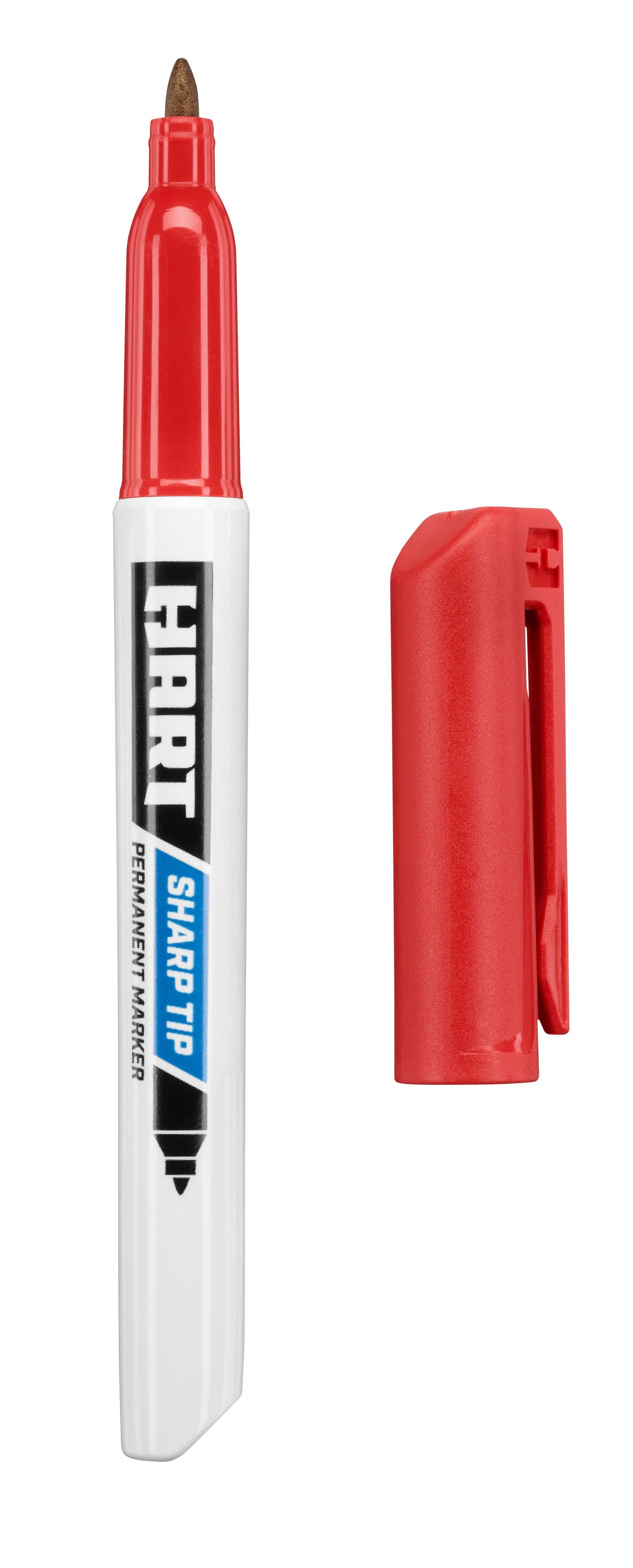 4-Piece Sharp Tip Permanent Markers - Image 3