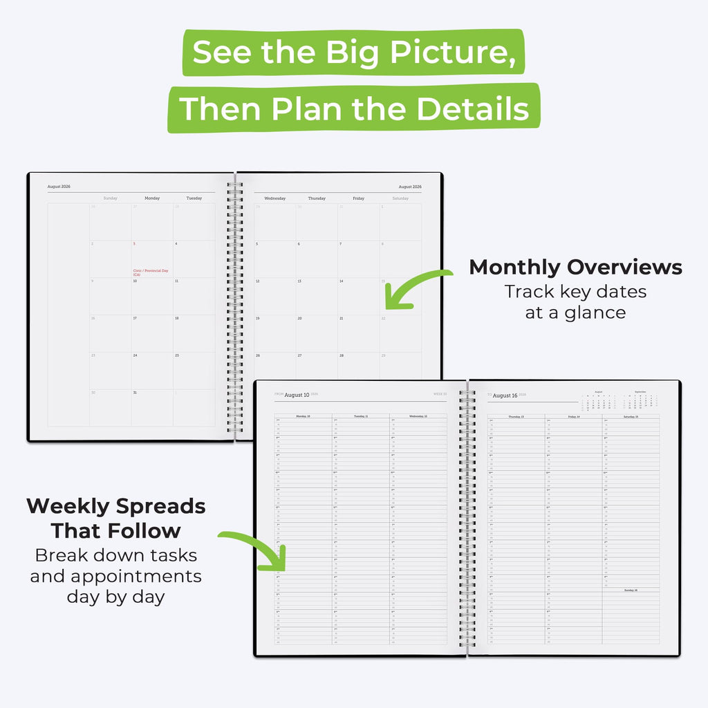 2026 Weekly Planner - Jan - Dec 2026, 8.5 x 11" - Image 4