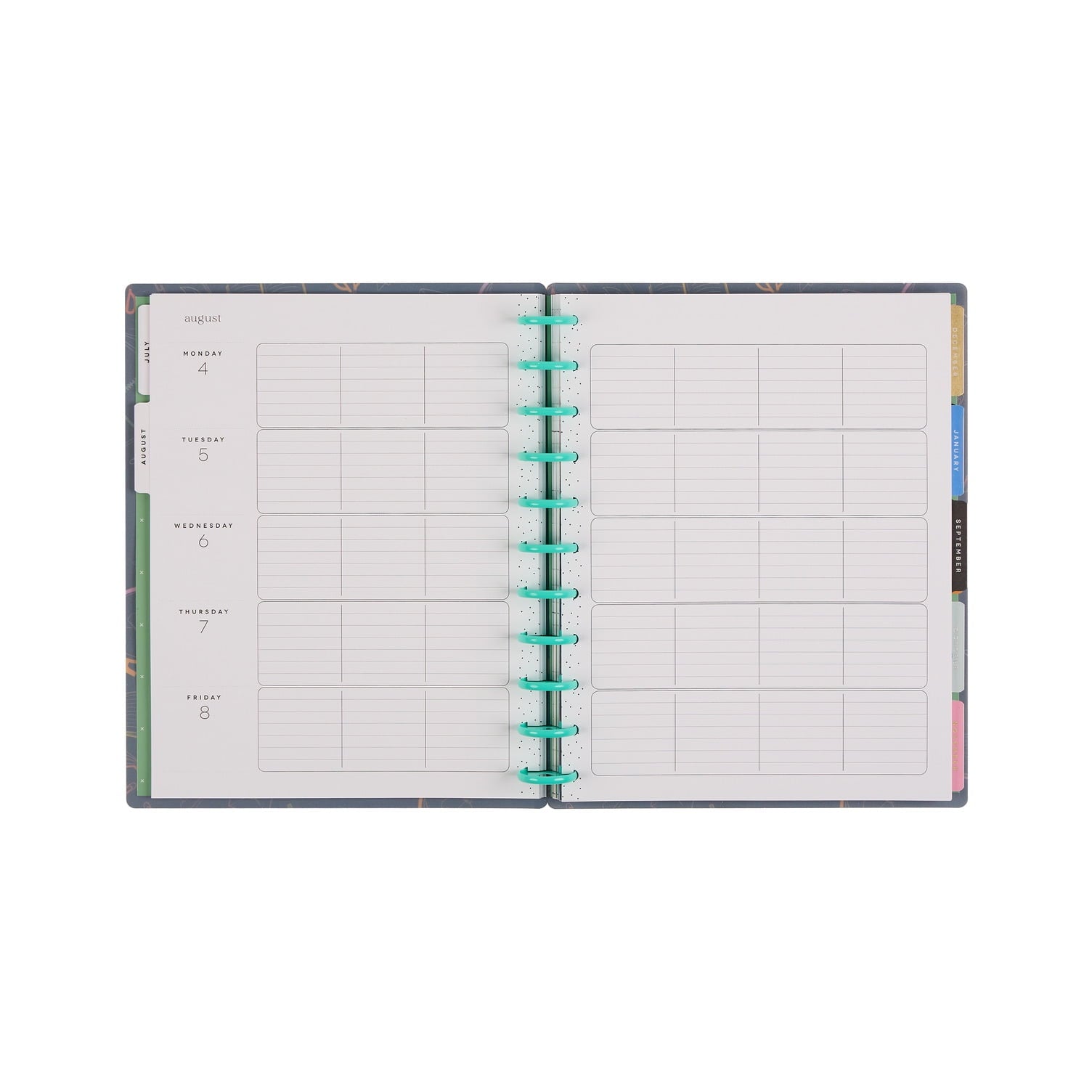 Classroom Plans Teacher Planner - 12-Month Academic, July 2025-2026, Red - Image 5