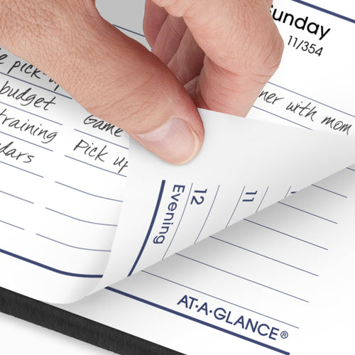 2026 Weekly Appointment Book Planner Black Small 5 x 8 - Image 2