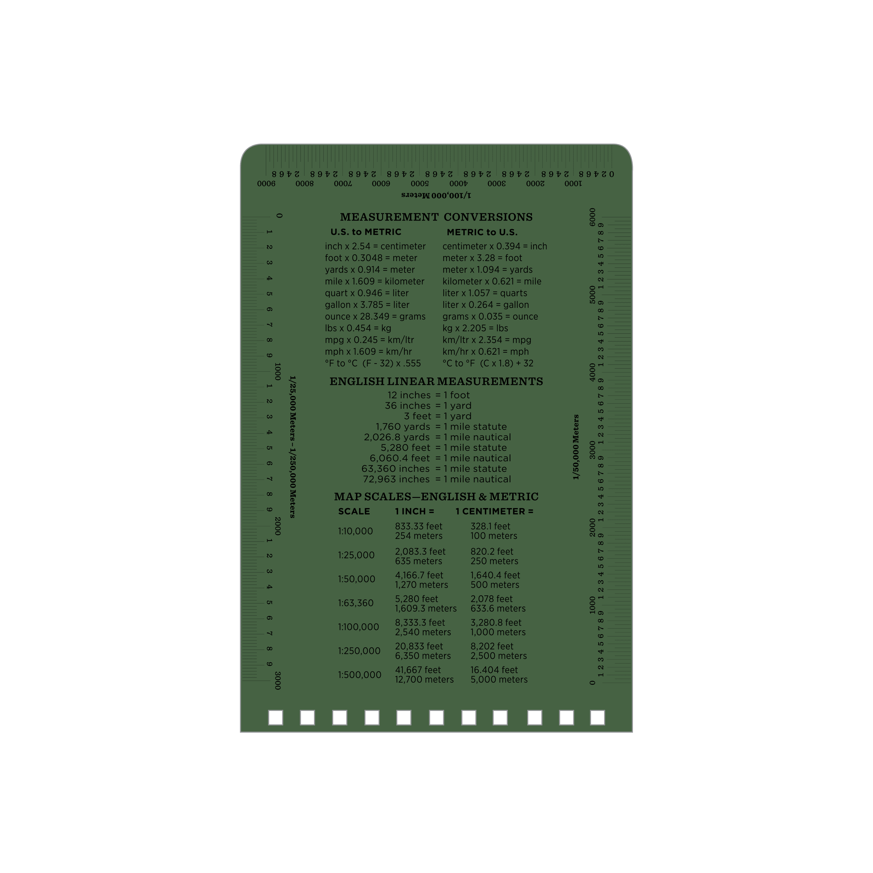 All-Weather Top-Spiral Notebook, 4" x 6", Green Cover, Universal Pattern (No. 946) - Image 5
