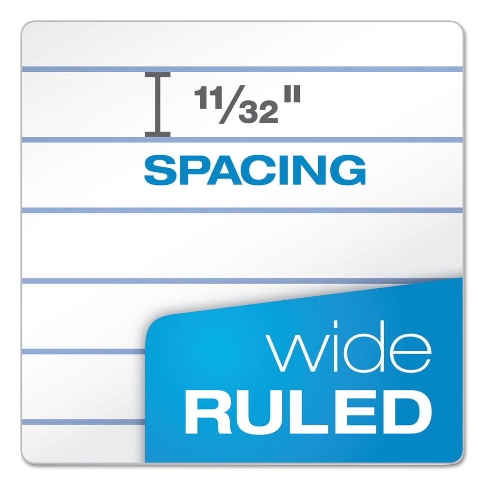 Reporter Notebook Legal/Wide 4 x 8 White 70 Sheets Dozen 8030 - Image 4