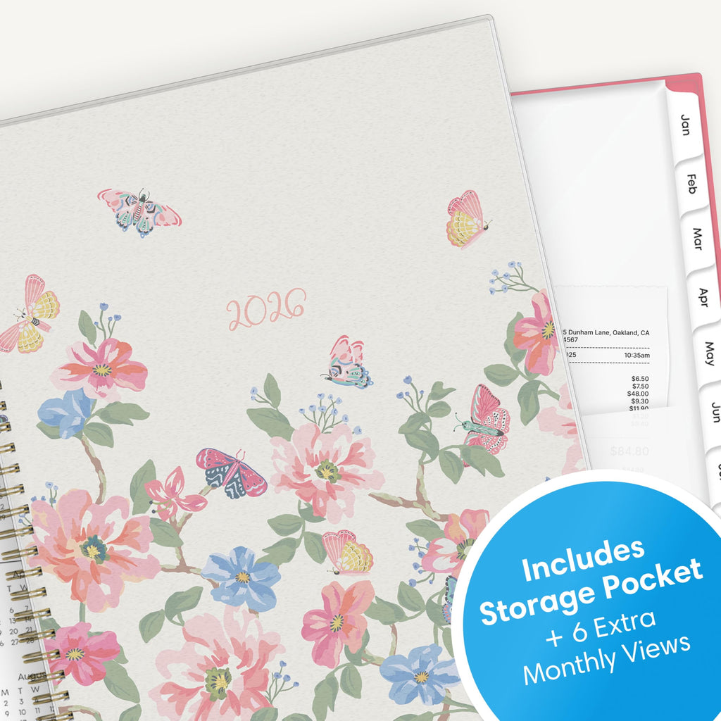 2026 Weekly and Monthly Planner Calendar, January 2026 - December 2026, 8.5" x 11", Flexible Cover, Laminated Tabs, D... - Image 5