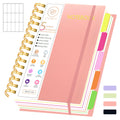 5 Notebook with Removable Dividers Tabs Hardcover Notebook Journal for Women Men,Perfect for Academic Supplies,Colleg...