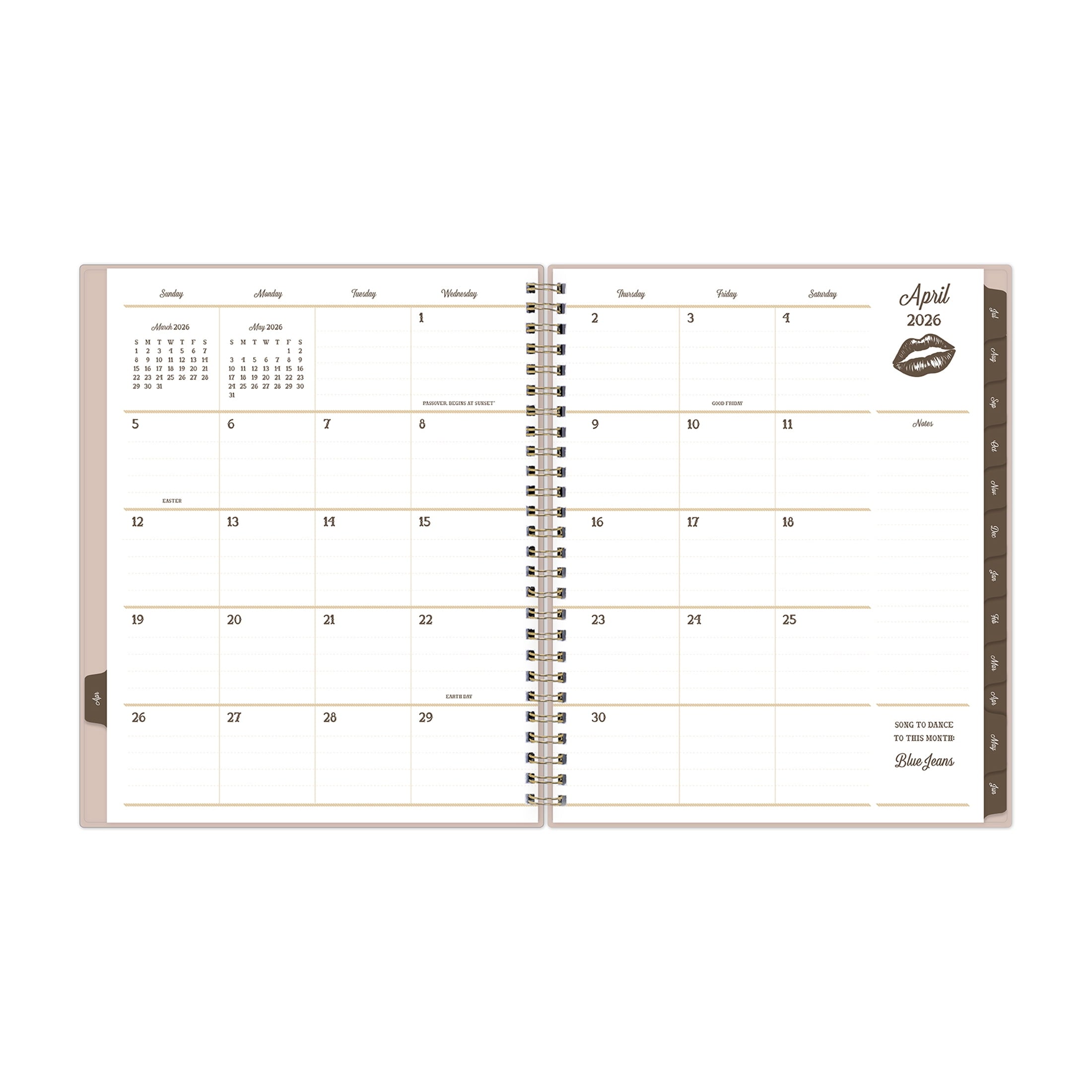 for Monthly Weekly Planner, 7" x 9", Highland Tan 15-Month (April 2026 - June 2027) - Image 5