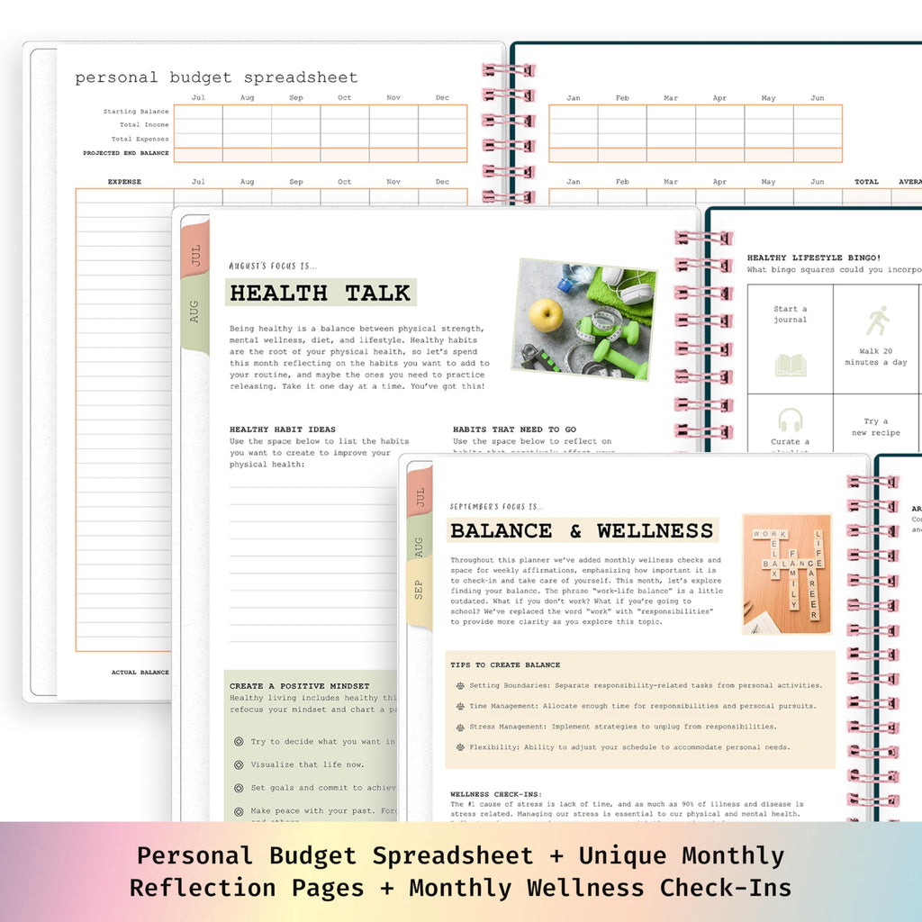 Blue Sky WAAV 2026-2027 Weekly and Monthly Academic Year Planner Calendar, July 2026 - June 2027, 7" x 9", Flexible Cover, Laminated Tabs, S - Image 5