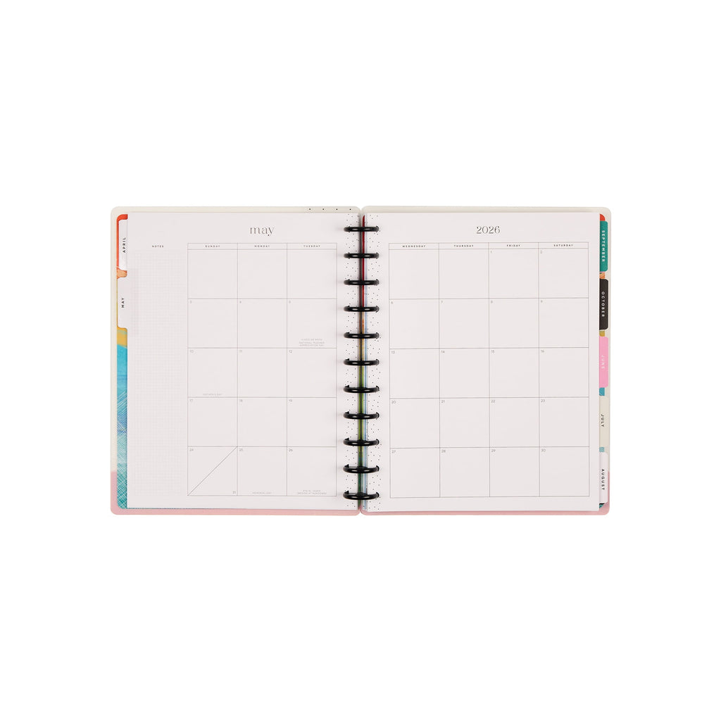 Monthly Weekly Big Planner (8.5 x 11)Learn & Inspire 15-Month April 2026-June 2027, disc bound system - Image 6