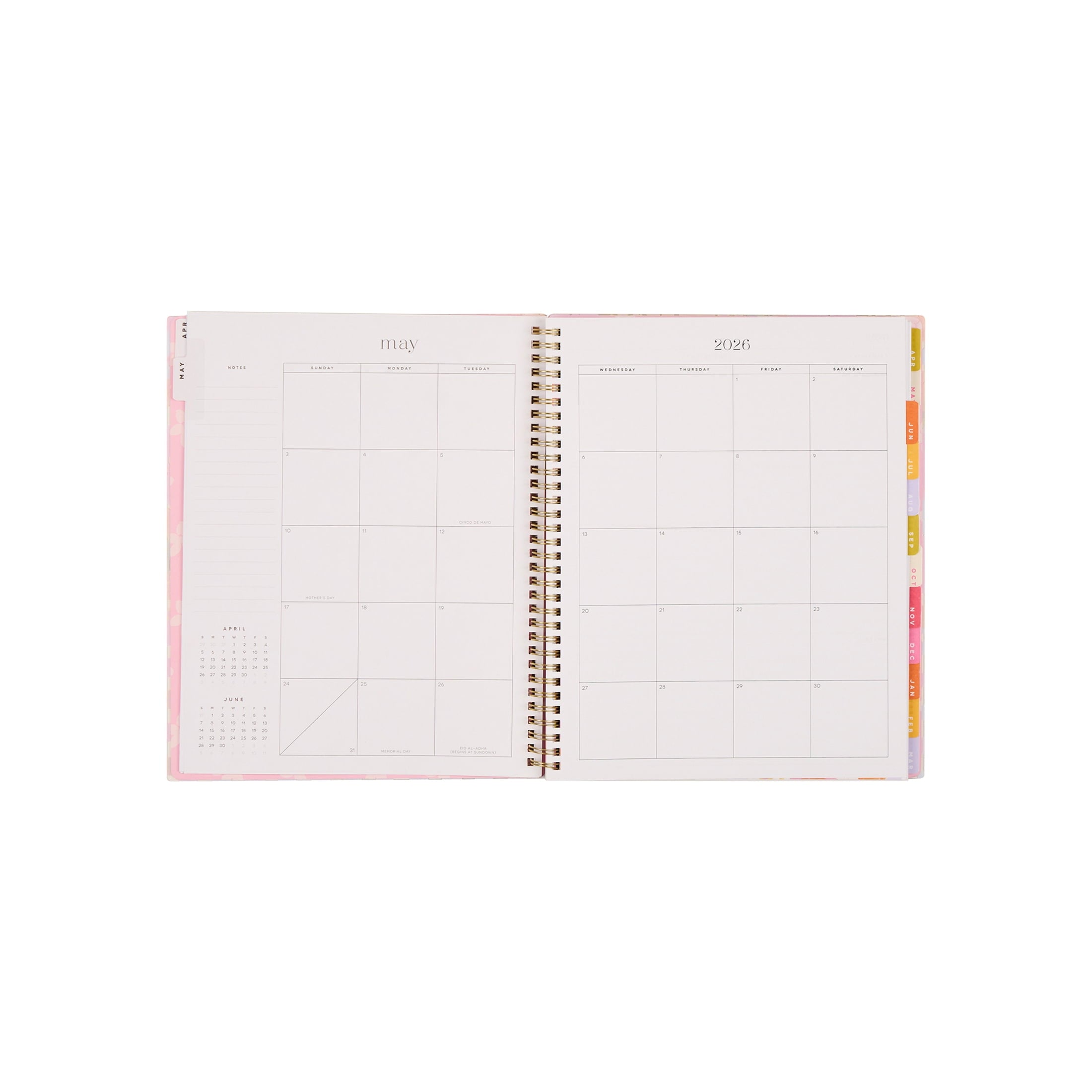 Organized (8.5" x 11") Sunshine Blooms 15-Month April 2026-June 2027, metal twin loop - Image 6