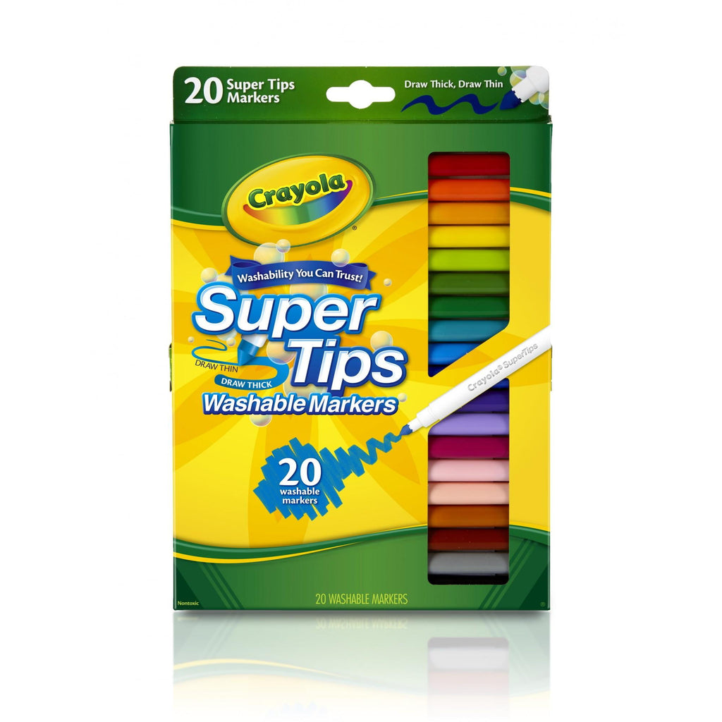 (4 pack) Super Tips Washable Markers for Kids, 20 Ct, School Supplies, Classroom Must Haves, Bullet Journaling, Gift ... - Image 2
