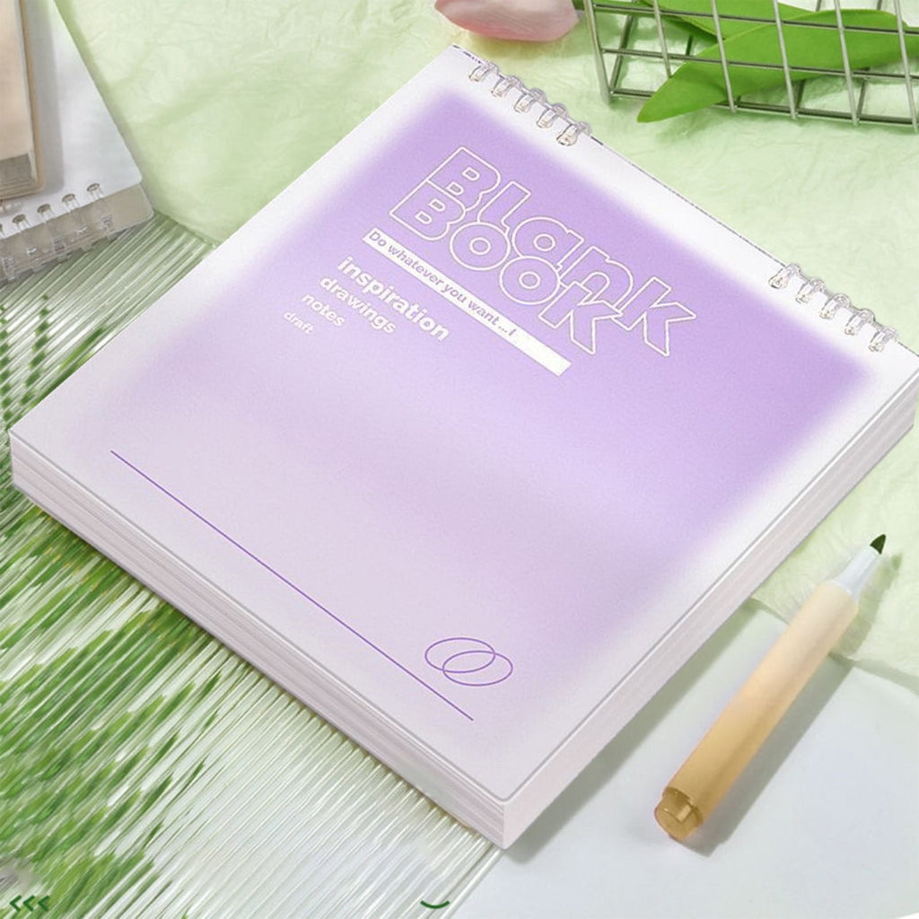 Spiral Notebooks,Discbound Spiral Notebook,7.87x7.87" Hardcover with Removable Pages, Modern Loose-Leaf Design for Customizable Office Note - Image 5