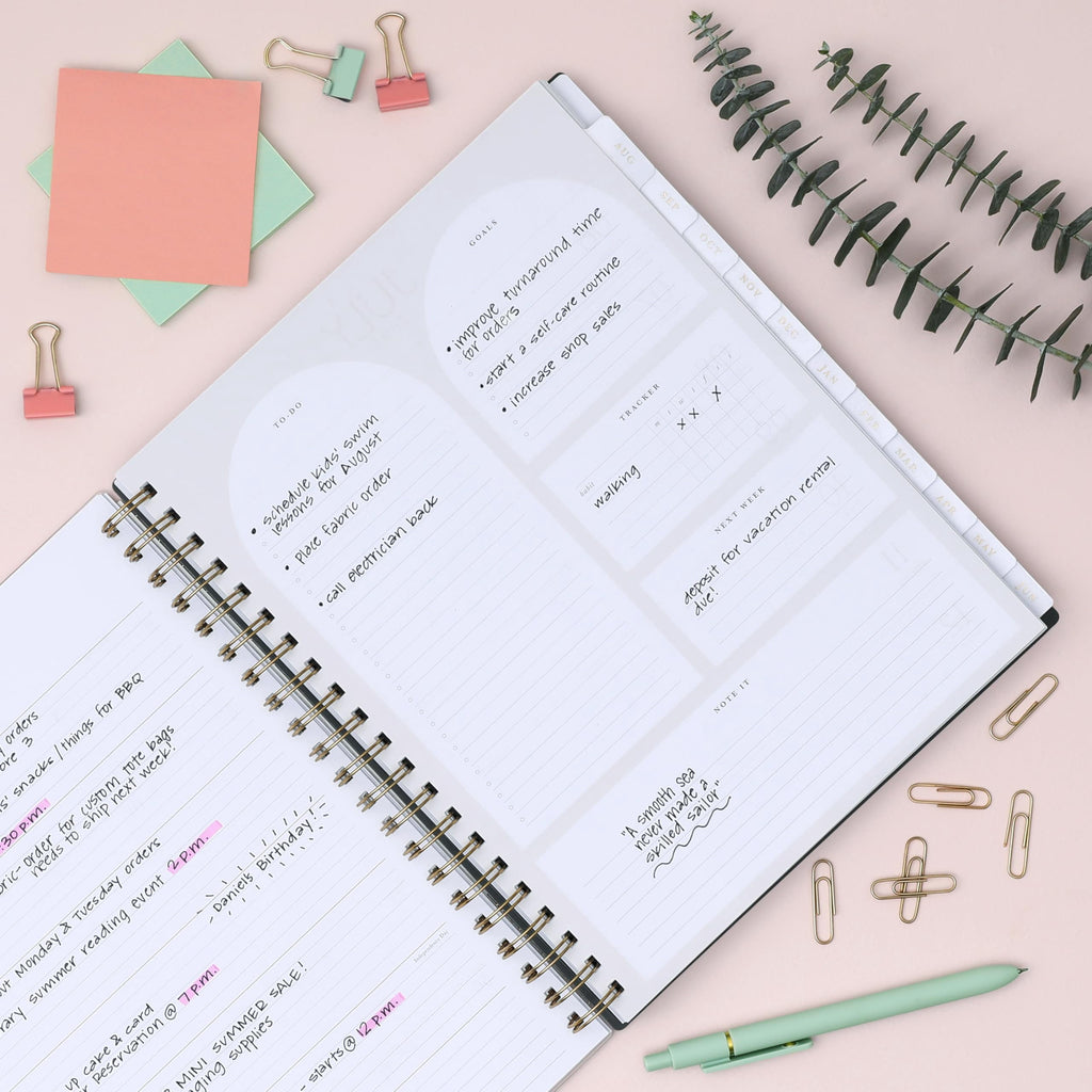 Blue Sky Life Note It 2026-2027 Academic Year Weekly and Monthly Planner, July 2026 - June 2027, 8.5 x 11, Flexible Cover, Laminated Tabs, W - Image 2