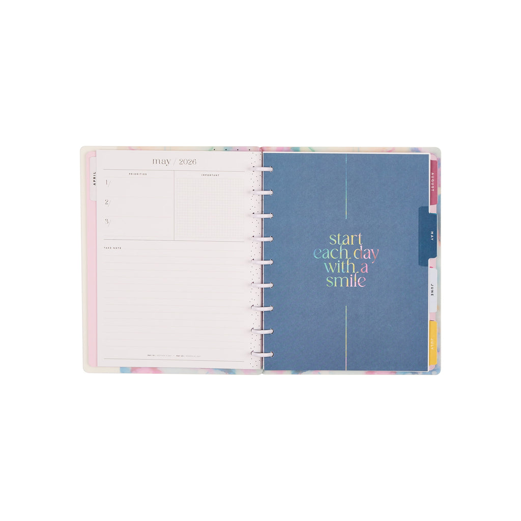 Happy Planner Monthly Weekly Classic Planner (7 x 9.25)Abstract Expression 15-Month April 2026-June 2027, disc bound system - Image 5