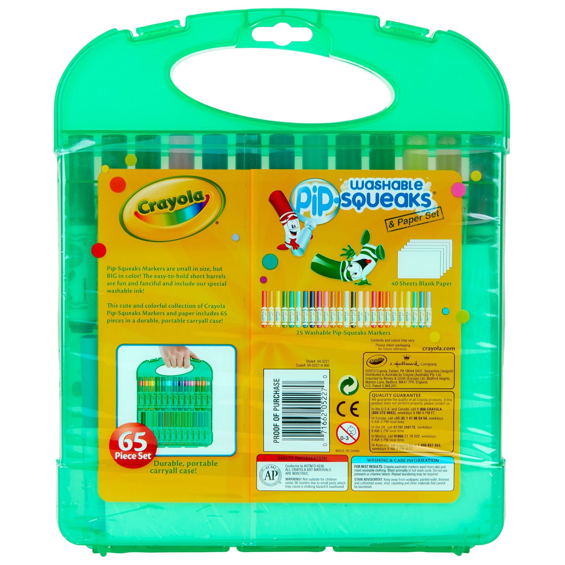 Pip Squeaks Washable Markers Set, Arts and Crafts Set, Gift for Kids, Ages 4, 5, 6, 7 - Image 5