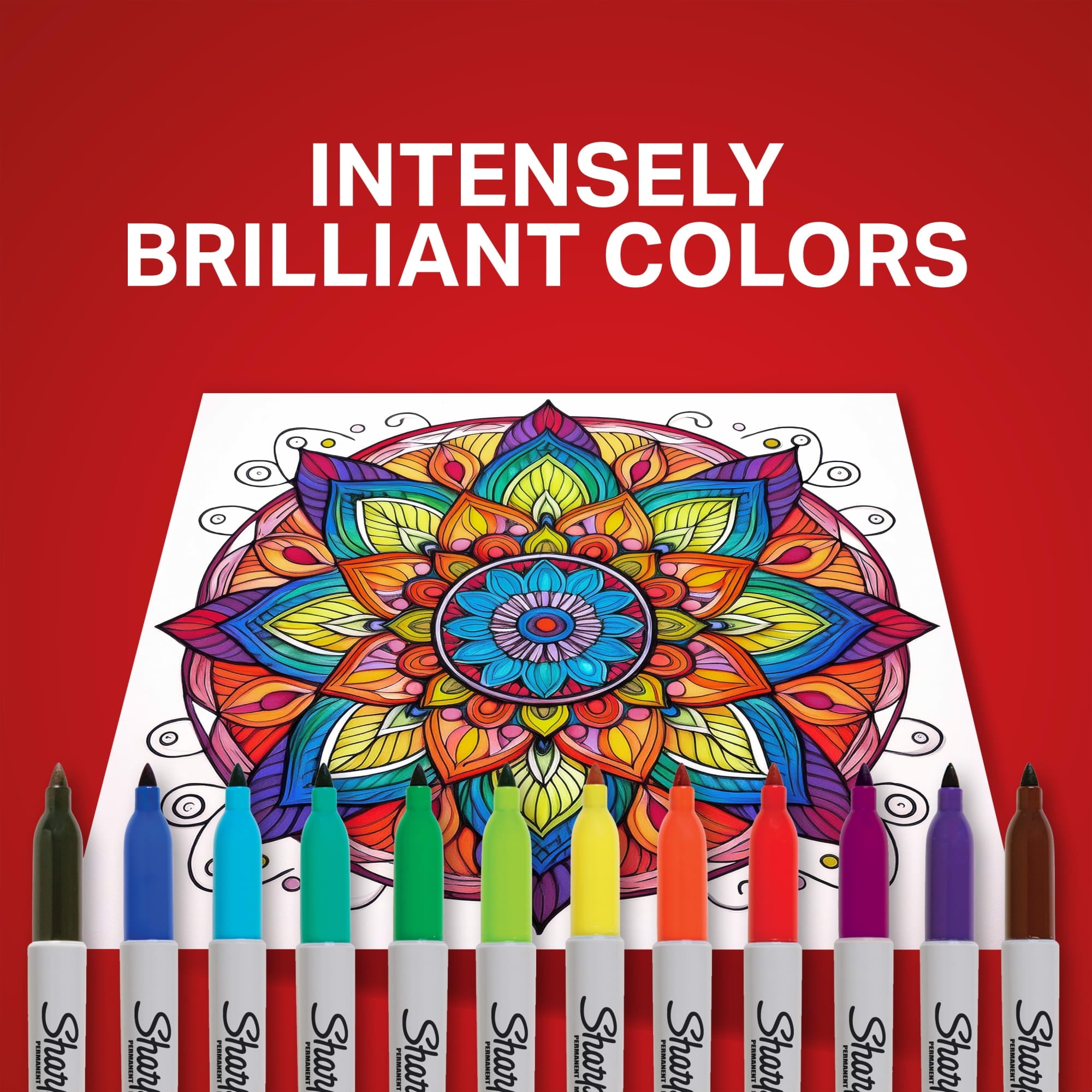 (3 pack) Sharpie Permanent Markers, Fine Point, Assorted Colors, 12 Count - Image 5